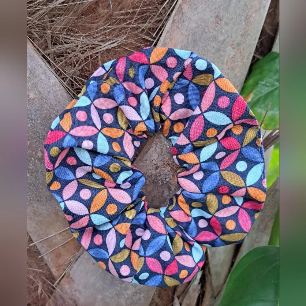 Today Special Listing Offer FOUR 100% Cotton Scrunchies Bundle - Picture 8 of 11